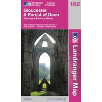 Gloucester & Forest of Dean - OS Landranger Active Map Sheet Number 162