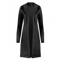 Glenda Long Sleeves Open Front Long Duster Coat