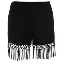 Glamorous Fringe Hem Shorts