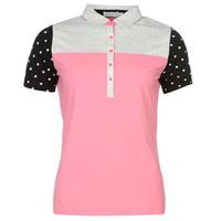 gl lamb carrie colour block golf polo ladies