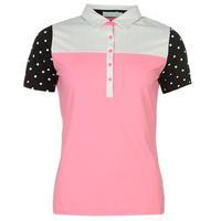 gl lamb carrie colour block golf polo ladies