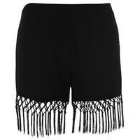 Glamorous Fringe Hem Shorts