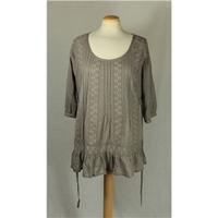 Glamoroso - Size: 12 - Grey - Smock top