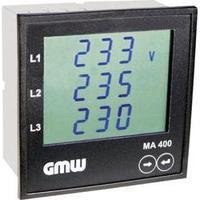 GMW MA400AMK400V5A;PROFIBUS DP Multi-functional wattmeter MA 400 AMK 3 x 400 V/AC, 3 x 5 A/AC Assembly dimensions 92 x 9