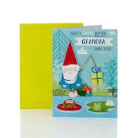 Gnome Fishing For Gifts Grandpa Card