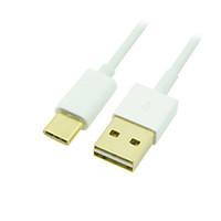 Gold USB-C 3.1 Type C Male to Standard USB 2.0 A Male Data Cable for Tablet Mobile Phone 1m