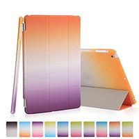 good quality pu leather rainbow gradient holster for ipad mini 321