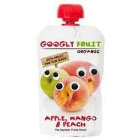 googlyfruit Squeezy Apple, Mango, Peach 100g