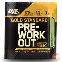 gold standard pre workout 2 servings green apple