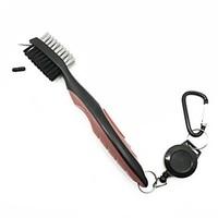 golf brush club groove cleaner 2 ft retractable zip line aluminum cara ...