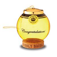 Gold Glass Bubbly Bauble Cork Ke...