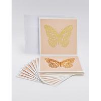 Gold Butterfly Multipack Cards