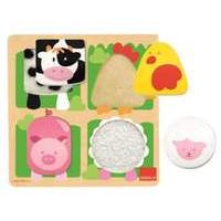 Goula Farm Wooden Fabric Puzzle