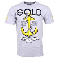 Gold Here To Stay T-Shirt - Silv...