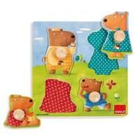 Goula Puzzle Family Bear 4-Piece