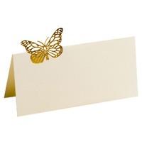 Gold Butterfly Placecards