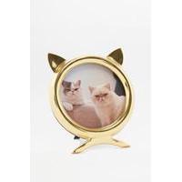 Gold Cat Frame, GOLD