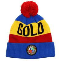 gold crest beanie blue