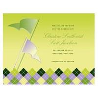 Golf Save The Date Card