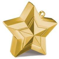 Gold Star Shaped Solid Balloon Weight 150g