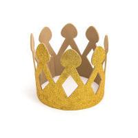 Gold Glitter Foam Crown 60 cm