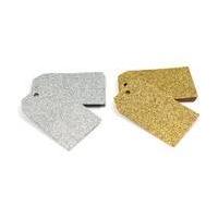 Gold and Silver Glitter Paper Gift Tags 20 Pack