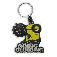 Going Clubbing Minions Rubber Key Ring