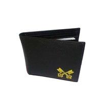 Golden Key Black Leather Wallet