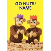 Go Nuts | Personalised Congratulations Card