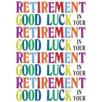 Good Luck - Retirement Card