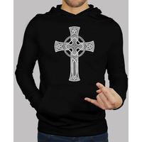 gothic metal sweatshirt, black