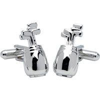 GOLF BAG CUFFLINKS in Chrome Box