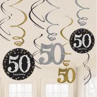 Gold Celebration Ceiling Decorations 50