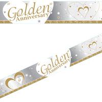 Golden Anniversary Foil Banner