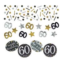 gold celebration table confetti 60