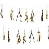 Gold and Silver Party Tassels