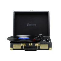 Goodmans Ealing Black USB Portable Turntable