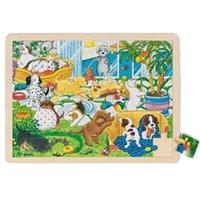 Goki Puppies school, puzzle