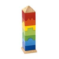 Goki Multi Coloured Wooden Tower