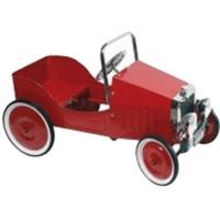 goki nostalgic pedal car metal classic red 14062