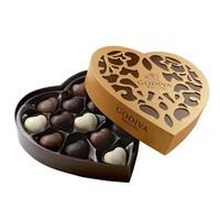 godiva coeur iconique grand 14 chocolate hearts gift box non sale