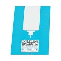 Goldline Popular Tracing Pad 63gsm 50 Sheets A4 Ref GPT2A4Z (Pack of 5)