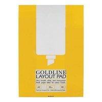 Goldline (A2) Layout Pad Bank Paper 50g/m2 80 Pages