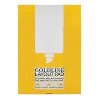 goldline a2 layout pad bank paper 50gm2 80 pages