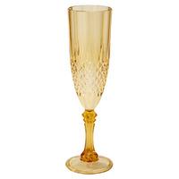 Gold Acrylic Champagne Flute 6oz / 180ml (Case of 8)