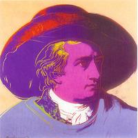 Goethe (red face) By Andy Warhol