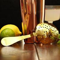 gold plated biloxi julep strainer single