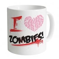 Goodie Two Sleeves Heart Zombies Mug