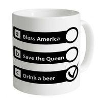 god bless america mug