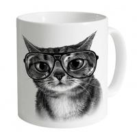 goodie two sleeves thumb witty kitty mug